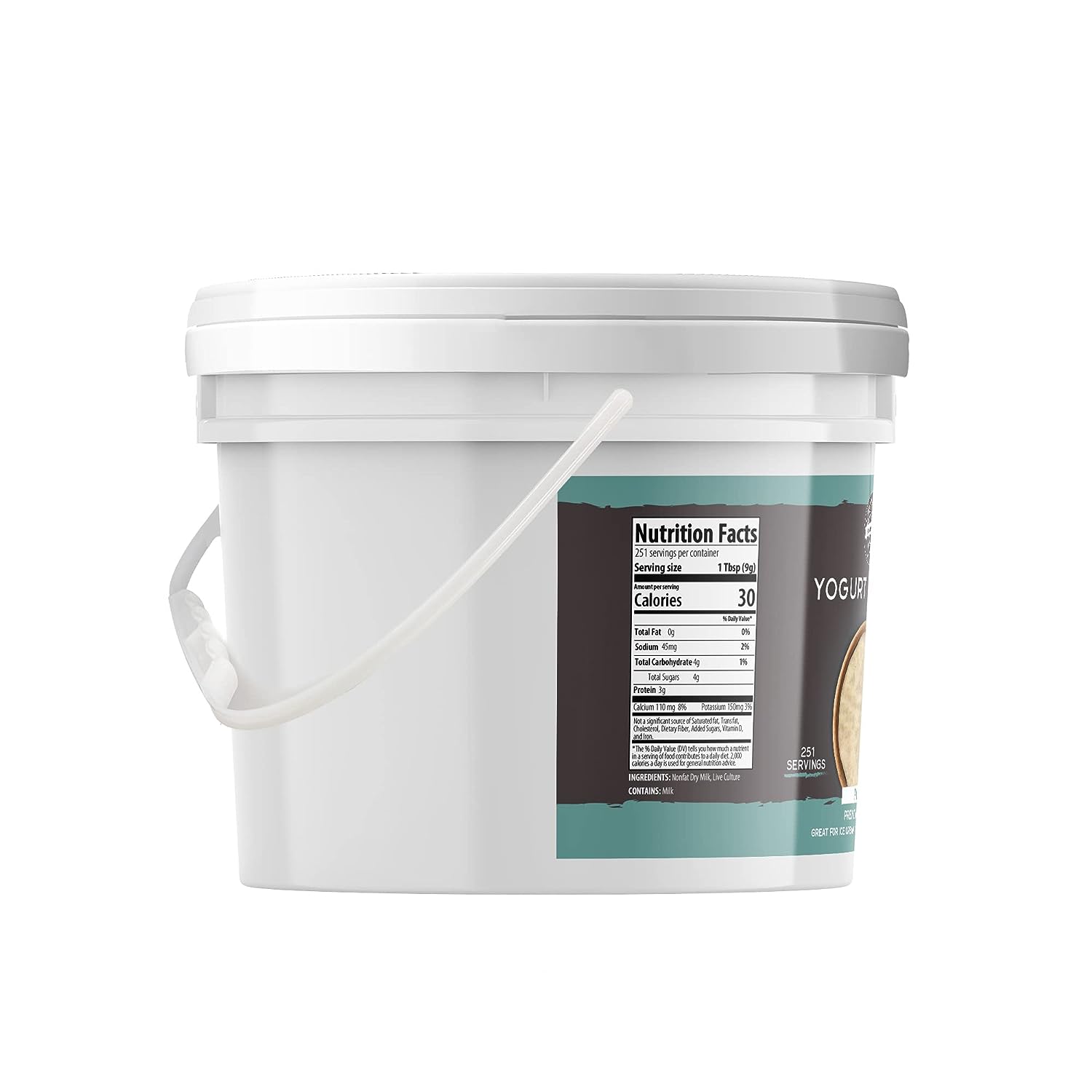 Birch & Meadow 1 Gallon of Yogurt Powder, Nutritious, From Non-fat Dry Milk - Image 2